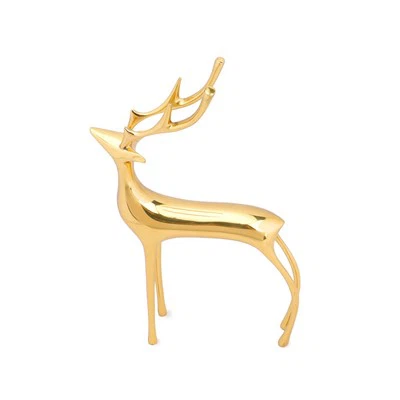 작은 사슴 동상 금속 홈 장식